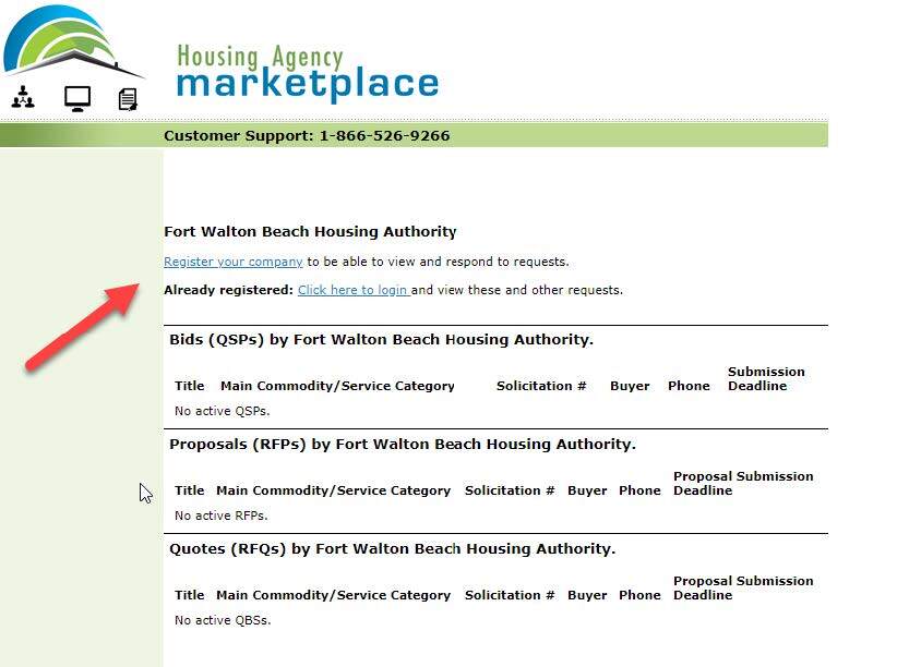 Step 1 Marketplace Registration