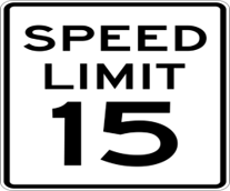 Speed limit 15