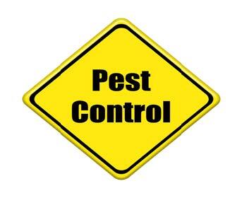 pest control sign