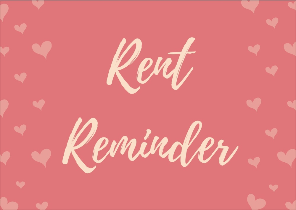 rent reminder