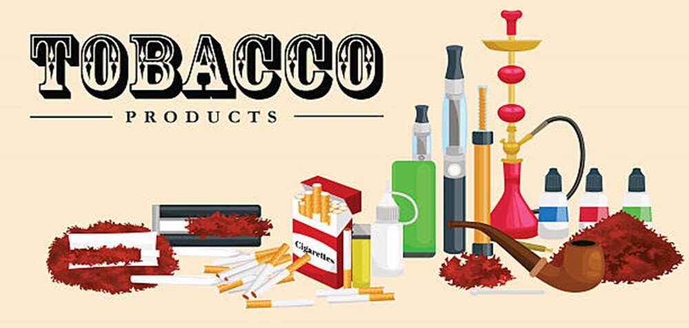 Variety of Tobacco Products 